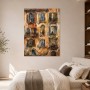 Mediterrane Fassade als Wandbild oder Kunstdruck