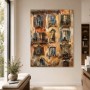 Mediterrane Fassade als Wandbild oder Kunstdruck