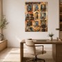 Mediterrane Fassade als Wandbild oder Kunstdruck