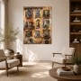 Mediterrane Fassade als Wandbild oder Kunstdruck