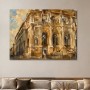 Barocke Architektur als Wandbild oder Kunstdruck mit goldenem Licht