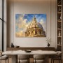 Dramatische Kuppel im Licht, Wandbild oder Kunstdruck