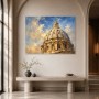 Dramatische Kuppel im Licht, Wandbild oder Kunstdruck
