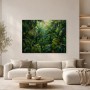 Tropische Blattlandschaft als Leinwand oder Poster