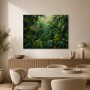 Tropische Blattlandschaft als Leinwand oder Poster