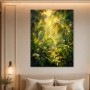 Tropisches Licht im Dschungel, Leinwandbild oder Kunstdruck