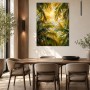 Tropisches Palmenmotiv als Kunstwerk oder Leinwandbild