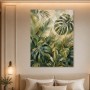 Tropisches Blattspiel als Wandbild oder Kunstdruck
