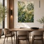 Tropisches Blattspiel als Wandbild oder Kunstdruck