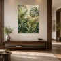 Tropisches Blattspiel als Wandbild oder Kunstdruck