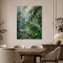 Tropische Palmen in Grün, Modernes Wandbild oder Leinwandbild