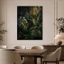 Tropische Blätterlandschaft als Leinwand oder Kunstdruck