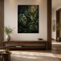 Tropische Blätterlandschaft als Leinwand oder Kunstdruck