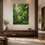 Tropische Blätter als Leinwand oder Kunstdruck für moderne Räume