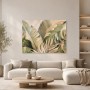 Exotische Blätter als Kunstdruck oder Wandbild mit sanfter Naturwirkung