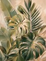 Tropische Blattstruktur als Wandbild oder Fine Art Print