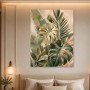 Tropische Blattstruktur als Wandbild oder Fine Art Print