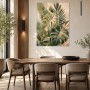 Tropische Blattstruktur als Wandbild oder Fine Art Print