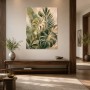 Tropische Blattstruktur als Wandbild oder Fine Art Print
