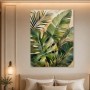 Tropische Blattstruktur als Leinwand oder Acrylbild