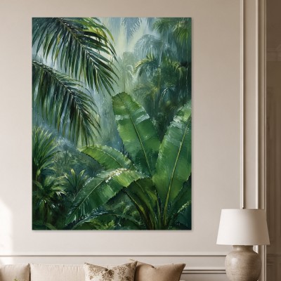 Tropisches Blattwerk als Wandbild oder Fine Art Print