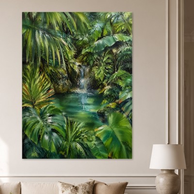 Tropische Oase als Wandbild oder Leinwandbild