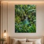 Tropische Oase als Wandbild oder Leinwandbild