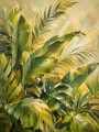 Tropische Palmblätter als Wandbild oder Kunstdruck