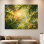 Tropische Palmblätter als Wandbild oder Leinwandbild mit sonniger Leichtigkeit