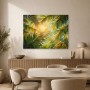 Tropische Palmblätter als Wandbild oder Leinwandbild mit sonniger Leichtigkeit