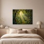 Tropischer Wald im Licht, Leinwand oder Kunstdruck