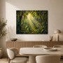 Tropischer Wald im Licht, Leinwand oder Kunstdruck