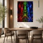 Leuchtendes Fantasy Wandbild oder Acrylbild mit magischer Kathedralenwelt