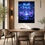 Futuristische Arena bei Gewitter, Wandbild oder Fine Art Print
