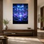 Futuristische Arena bei Gewitter, Wandbild oder Fine Art Print