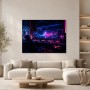 Futuristische Weltraumlandschaft als Acrylbild oder Poster für Gaming-Räume