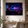 Futuristische Weltraumlandschaft als Acrylbild oder Poster für Gaming-Räume