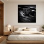 Luxuriöse Uhr in Schwarz als Acrylbild oder Fine Art Print