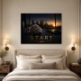 Elegantes Start-Motiv als Poster oder Acrylbild für moderne Räume