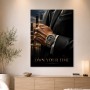 Luxuriöses Modernes Wandbild oder Poster mit stilvollem Time-Motiv
