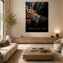 Luxuriöses Modernes Wandbild oder Poster mit stilvollem Time-Motiv