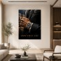 Luxuriöses Modernes Wandbild oder Poster mit stilvollem Time-Motiv