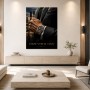 Luxuriöses Modernes Wandbild oder Poster mit stilvollem Time-Motiv