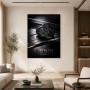 Luxus Uhr Motiv als Wandbild oder Poster mit markantem Schwarzlook
