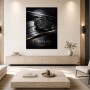 Luxus Uhr Motiv als Wandbild oder Poster mit markantem Schwarzlook