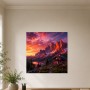 Alpine Sonnenuntergang als Wandbild oder Fine Art Print