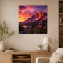 Alpine Sonnenuntergang als Wandbild oder Fine Art Print
