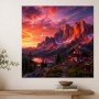 Alpine Sonnenuntergang als Wandbild oder Fine Art Print