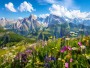 Alpine Berglandschaft als Wandbild oder Poster