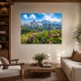 Alpine Berglandschaft als Wandbild oder Poster